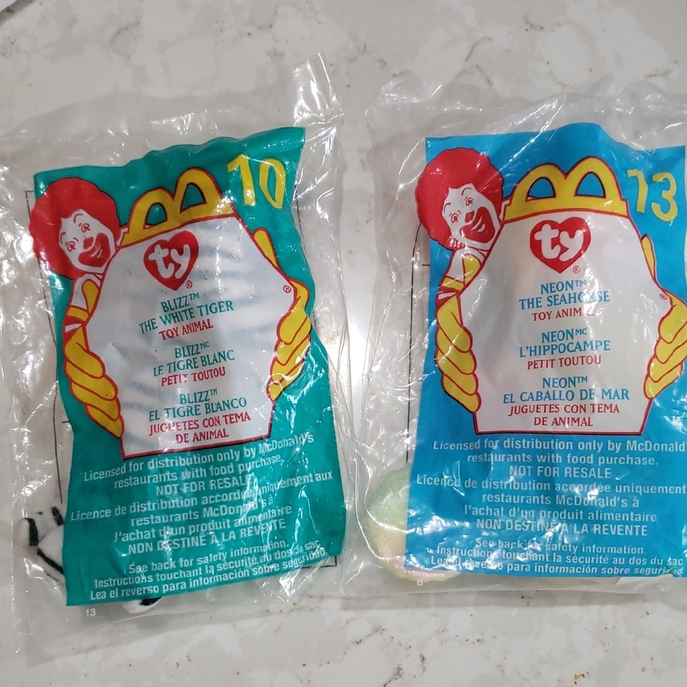 2000 Ty Beanie Babies McDonald's Happy Meal Toys